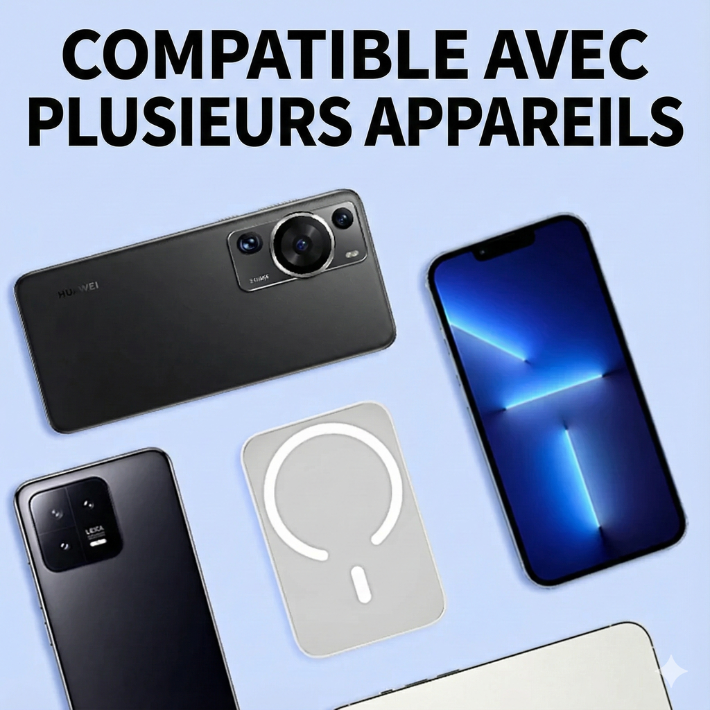 Batterie Externe Magnétique