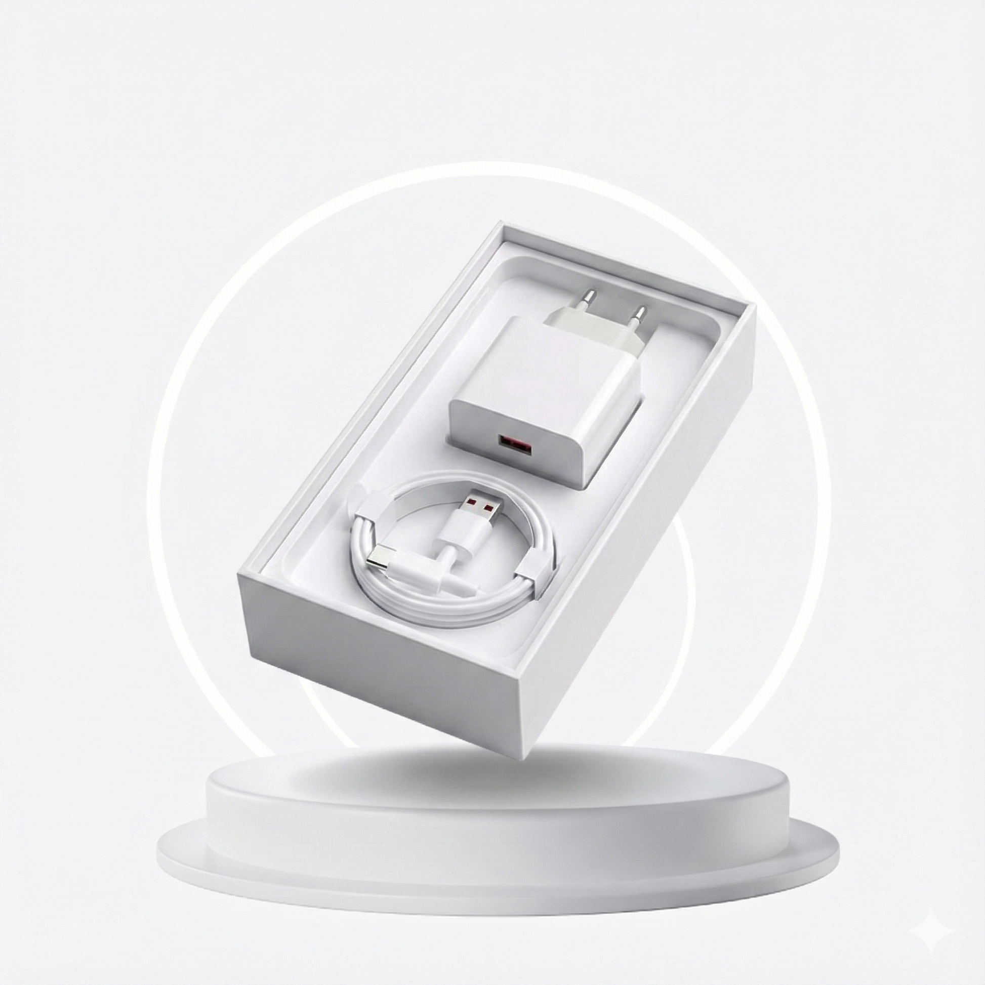 Kit Chargeur Super Rapide 66W + Câble USB-C 6A