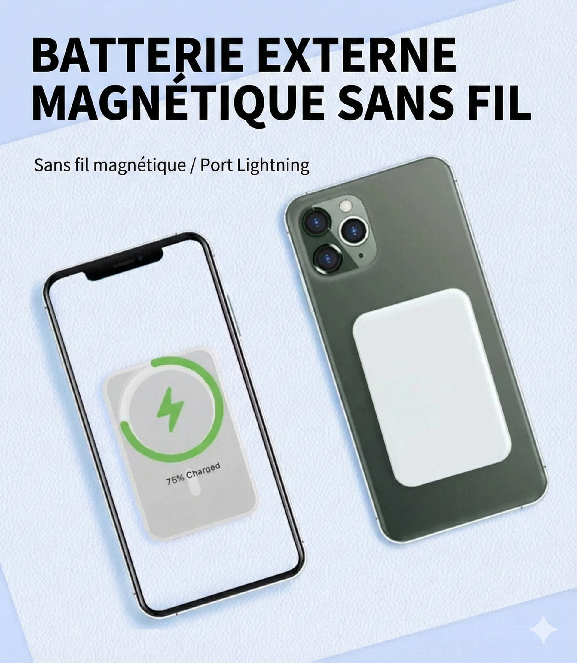 Batterie Externe Magnétique